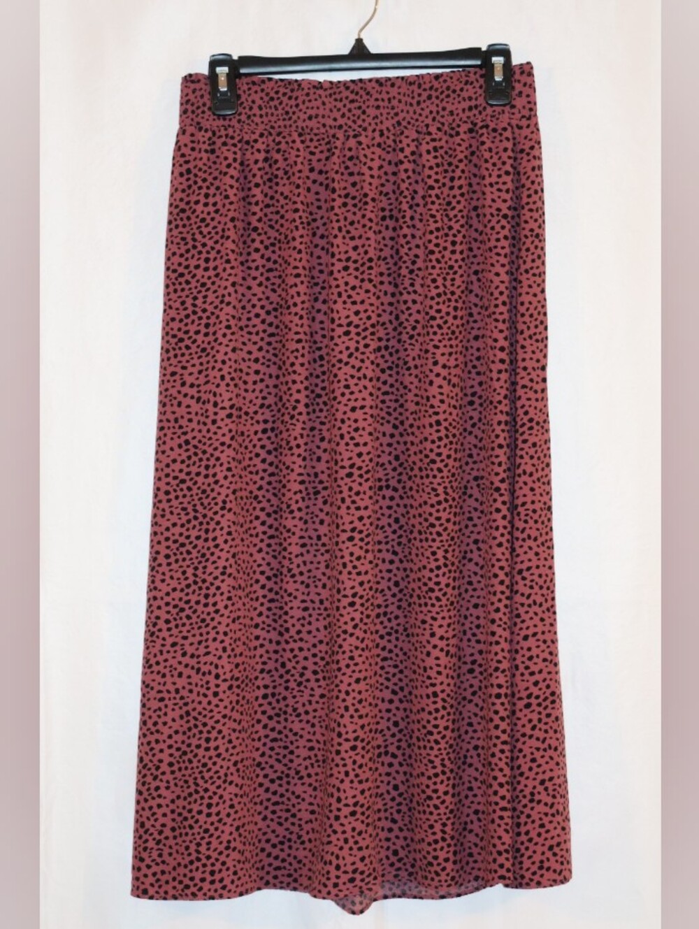 LOFT Leopard Print Pull-On Midi-to-Maxi Skirt. - Picture 2 of 5